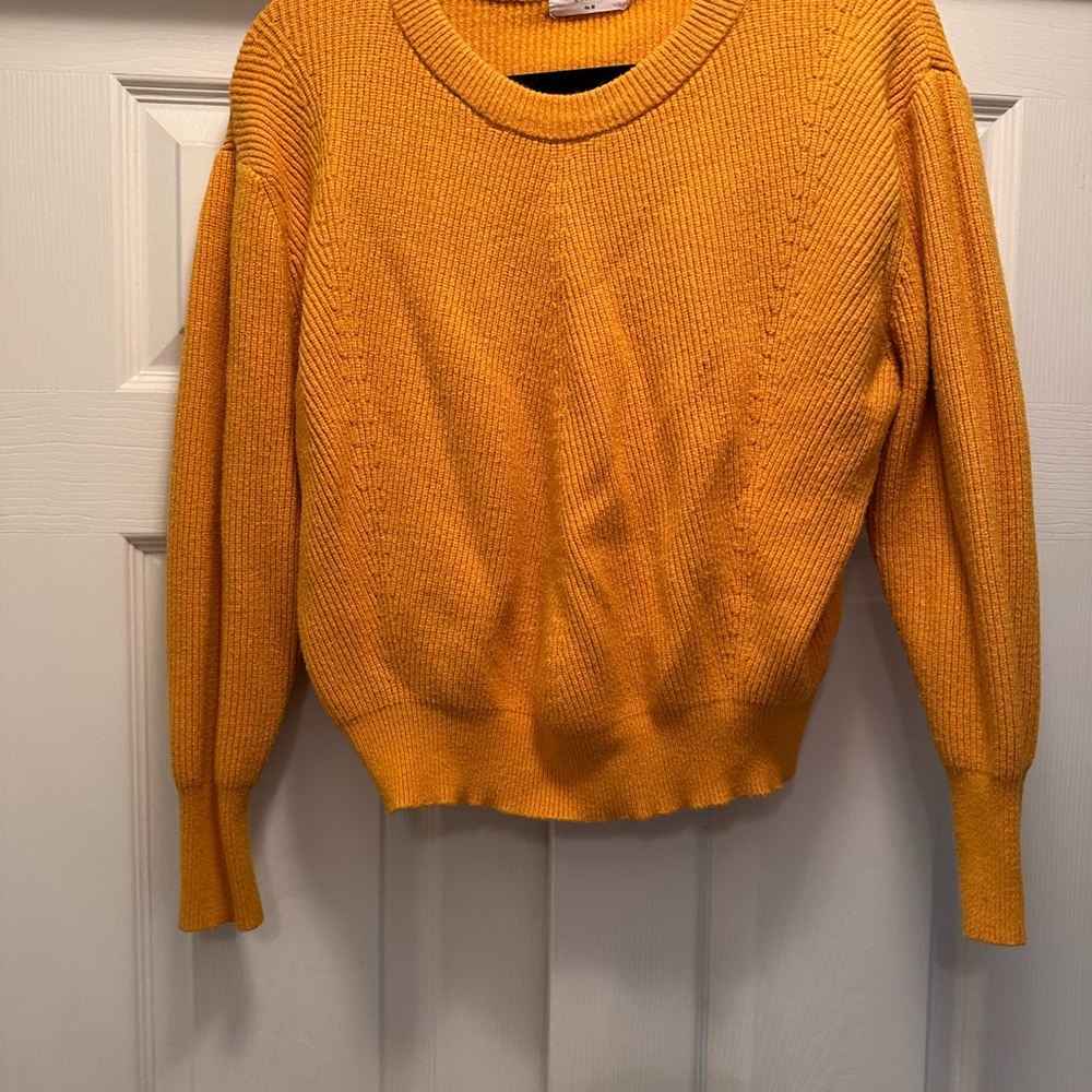 Elodie Sunlit Yellow Crew Neck Sweater